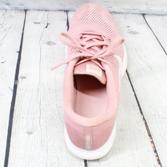 Nike Flex Trainer 7 Pink Mesh Lightweight Breathable Cross Training Shoe Size 9 - Picture 6 of 9